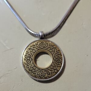 Brighton Sacred Circle  Pendant Necklace 18" RETIRED